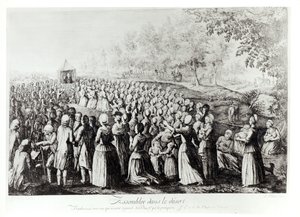 L.ベロッティが刻んだ砂漠での出会い、1775年 作： J.J. Storni